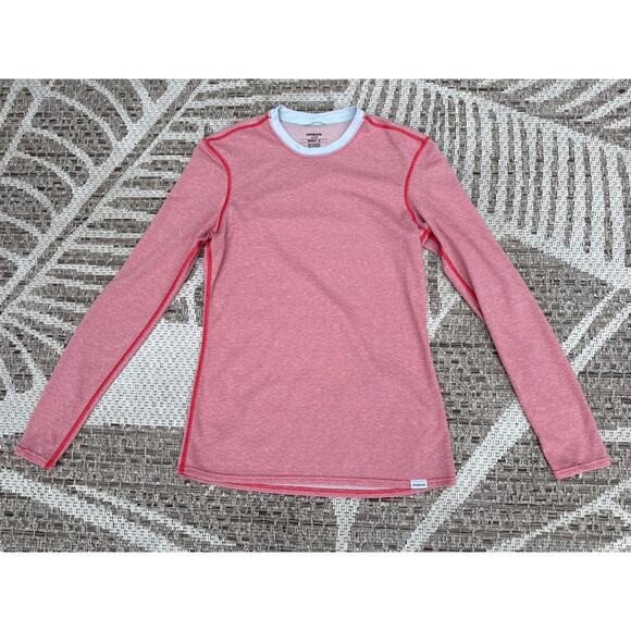 Patagonia W's Capilene 2 Lightweight Red Crew Size Medium - Picture 1 of 7